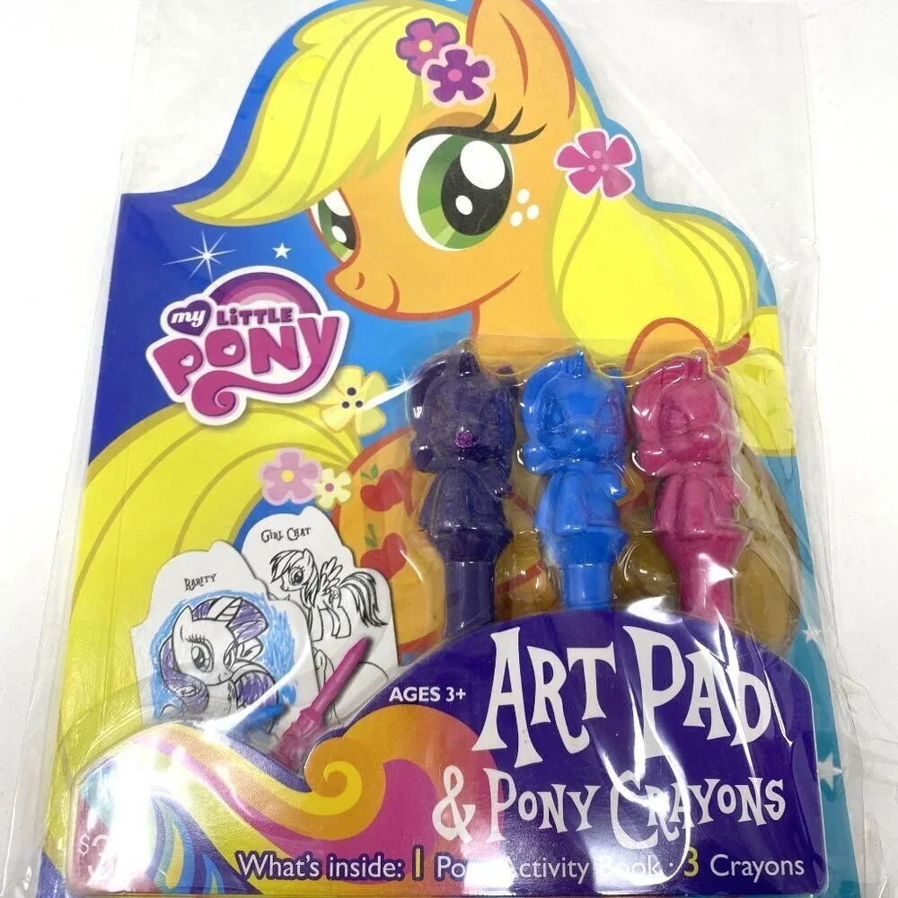 My Little Pony Artistic Studios 25 Page Art Pad 3 Pony Crayons Color Activities